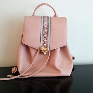 ALDO pink backpack with drawstring